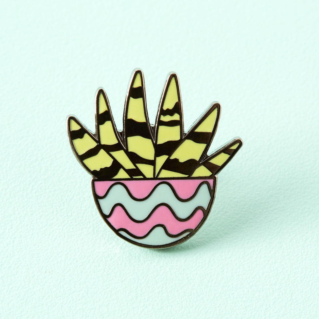 Zebra Cactus Enamel Pin* - EP619 - Uneeka