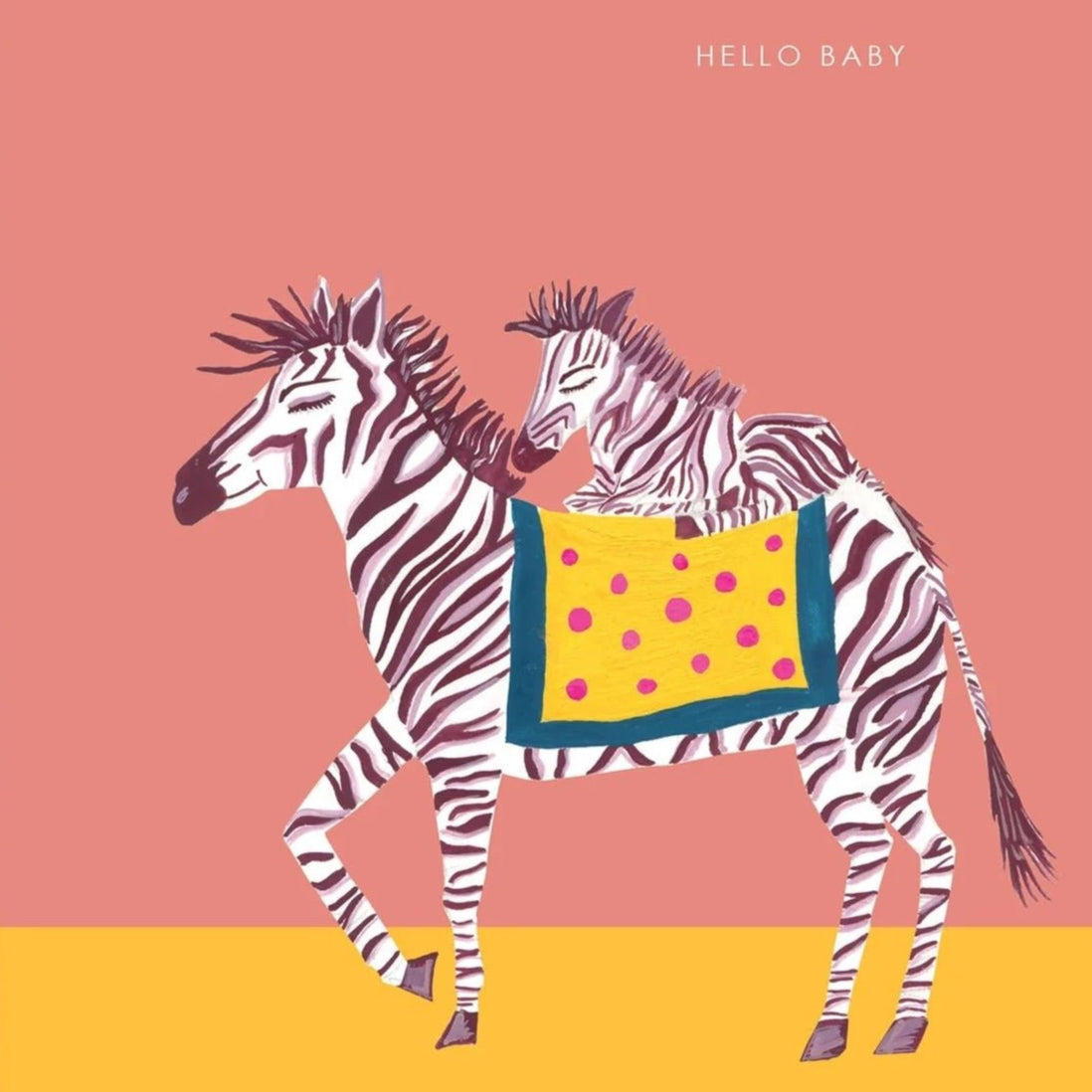 Zebra New Baby Card - HCWB303 - Uneeka