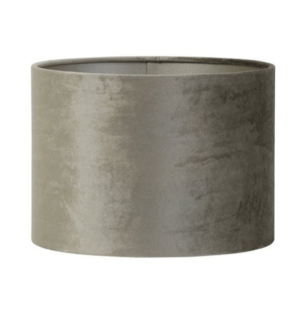 Zinc Taupe Cylinder Lampshade - 2225506 - Uneeka