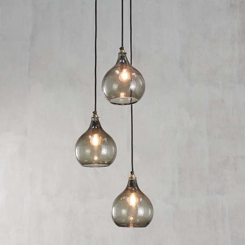 Ziva Recycled Green Glass Pendant Cluster - ZL0101 - Uneeka