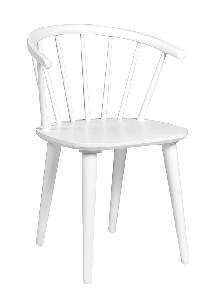 Rowico Stick Back Wooden Scandi Carmen Chair White