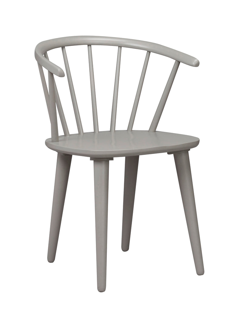 Rowico Stick Back Wooden Scandi Carmen Chair Grey