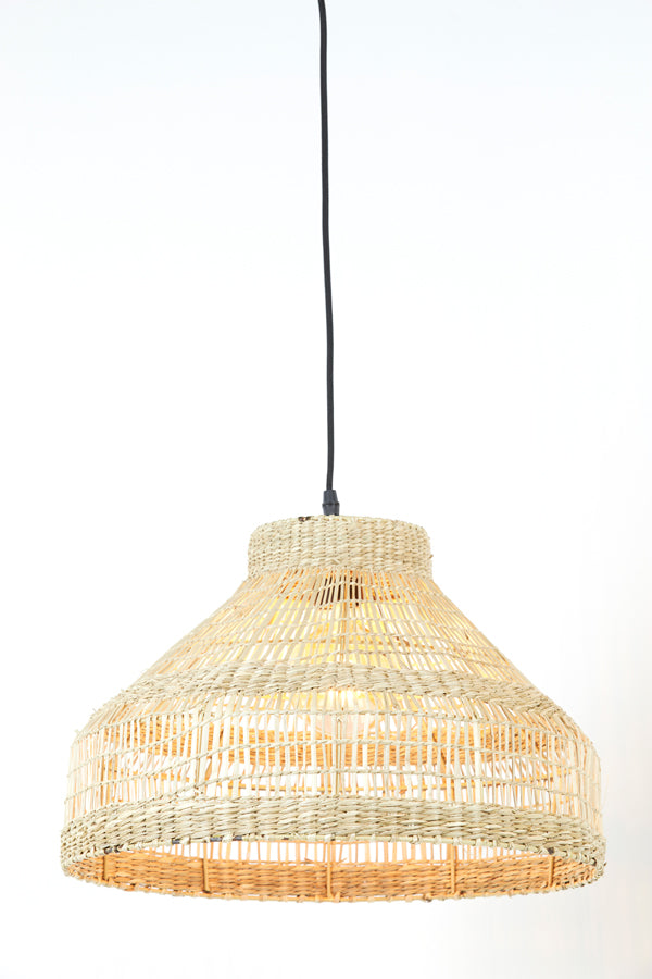 Natural Seagrass Hanging Lamp - Style 1