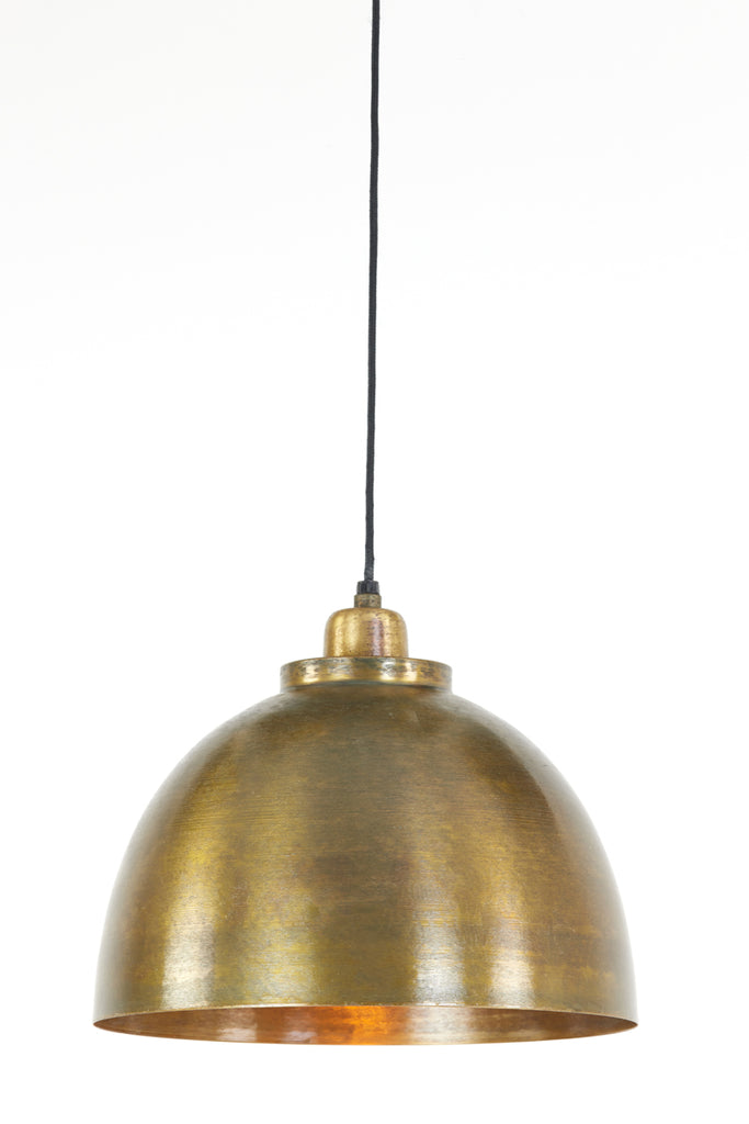 Bronze shaped dome lamp