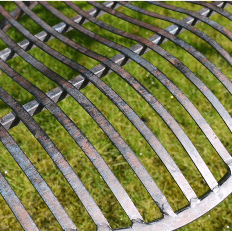 Ornate Antique Metal Bench - 3743 - Uneeka