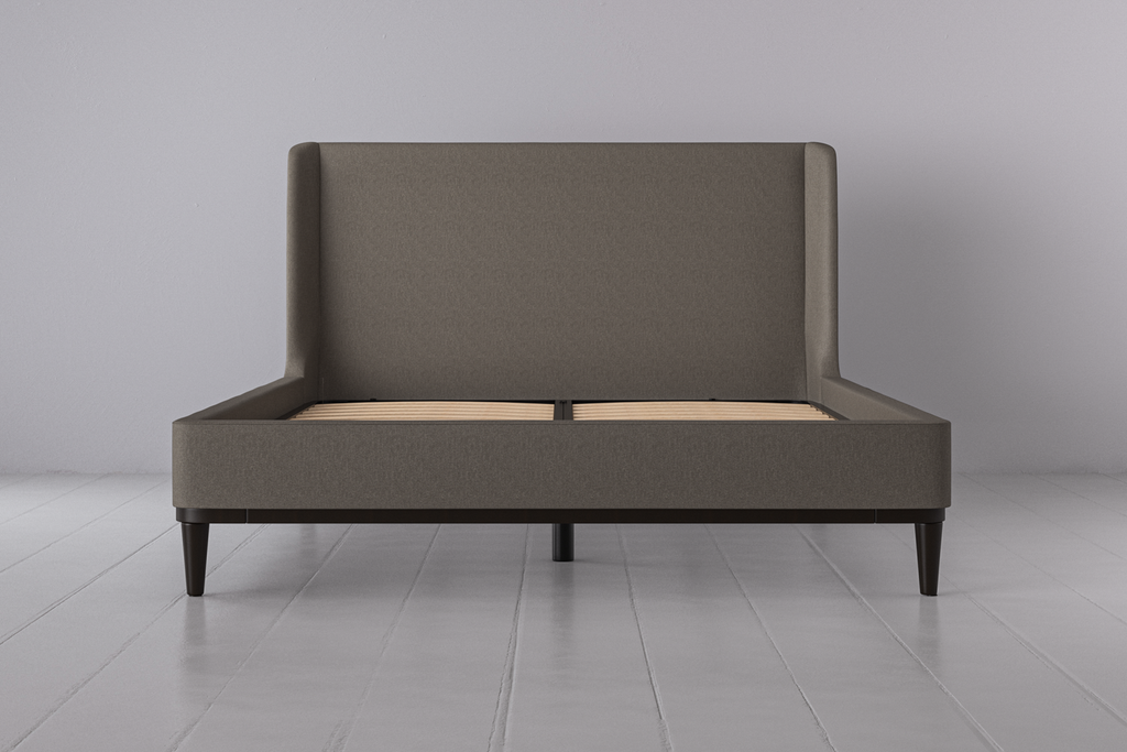Swyft Bed 02 King - Graphite Linen Front