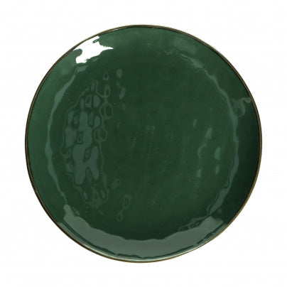 Brightly Coloured Ceramic Platter Forest Green