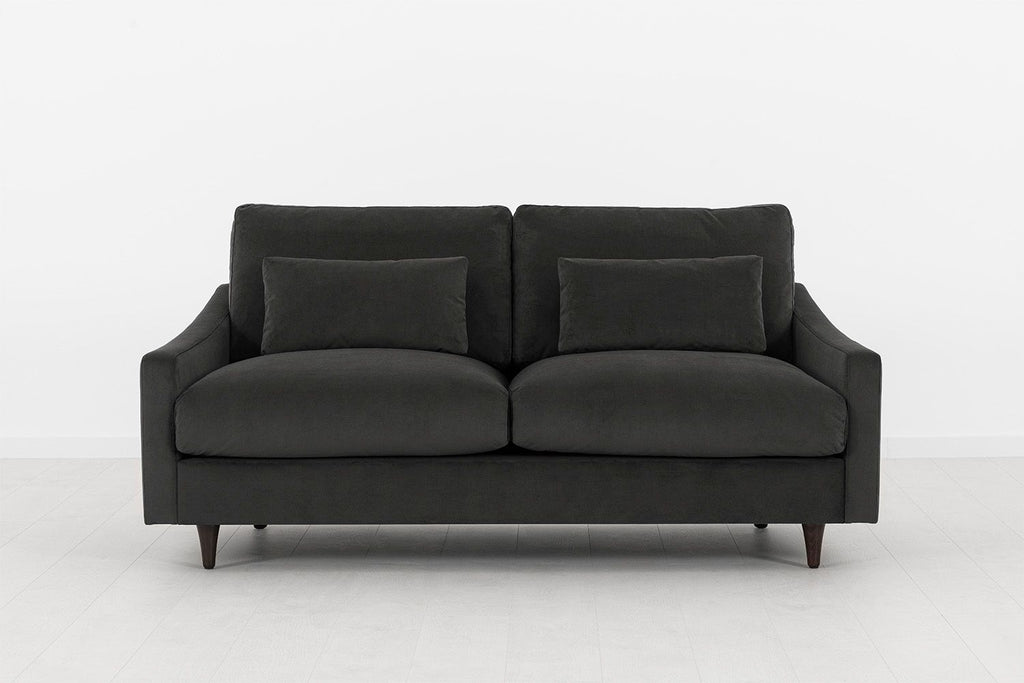 Swyft Model 07 2 Seater Sofa - Charcoal Velvet