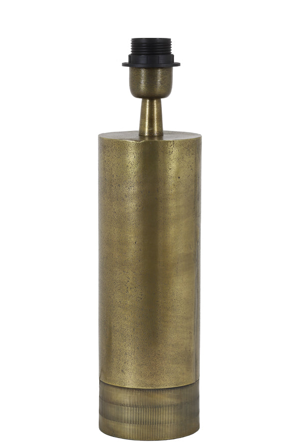 Raw Metal Lamp Base Bronze Medium