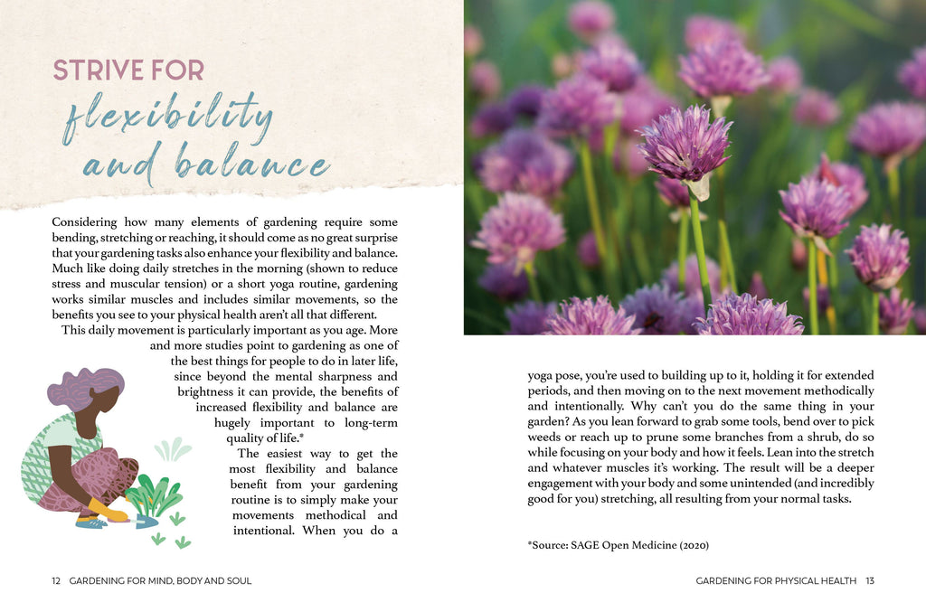 Gardening For Mind, Body & Soul Book