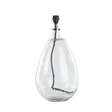 Baba Clear Glass Tall Lamp Base Tall