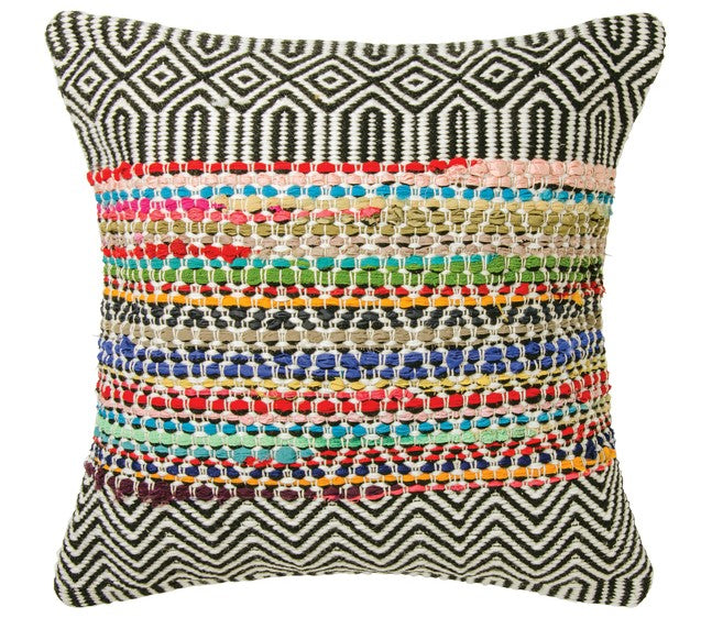 Relk Handloom Recycled Cushion Square