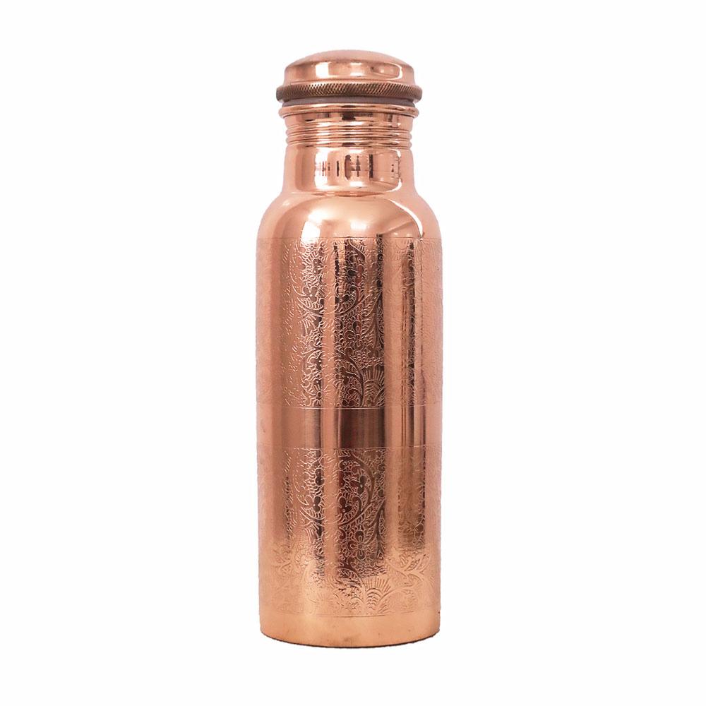 Engraved Copper water bottle