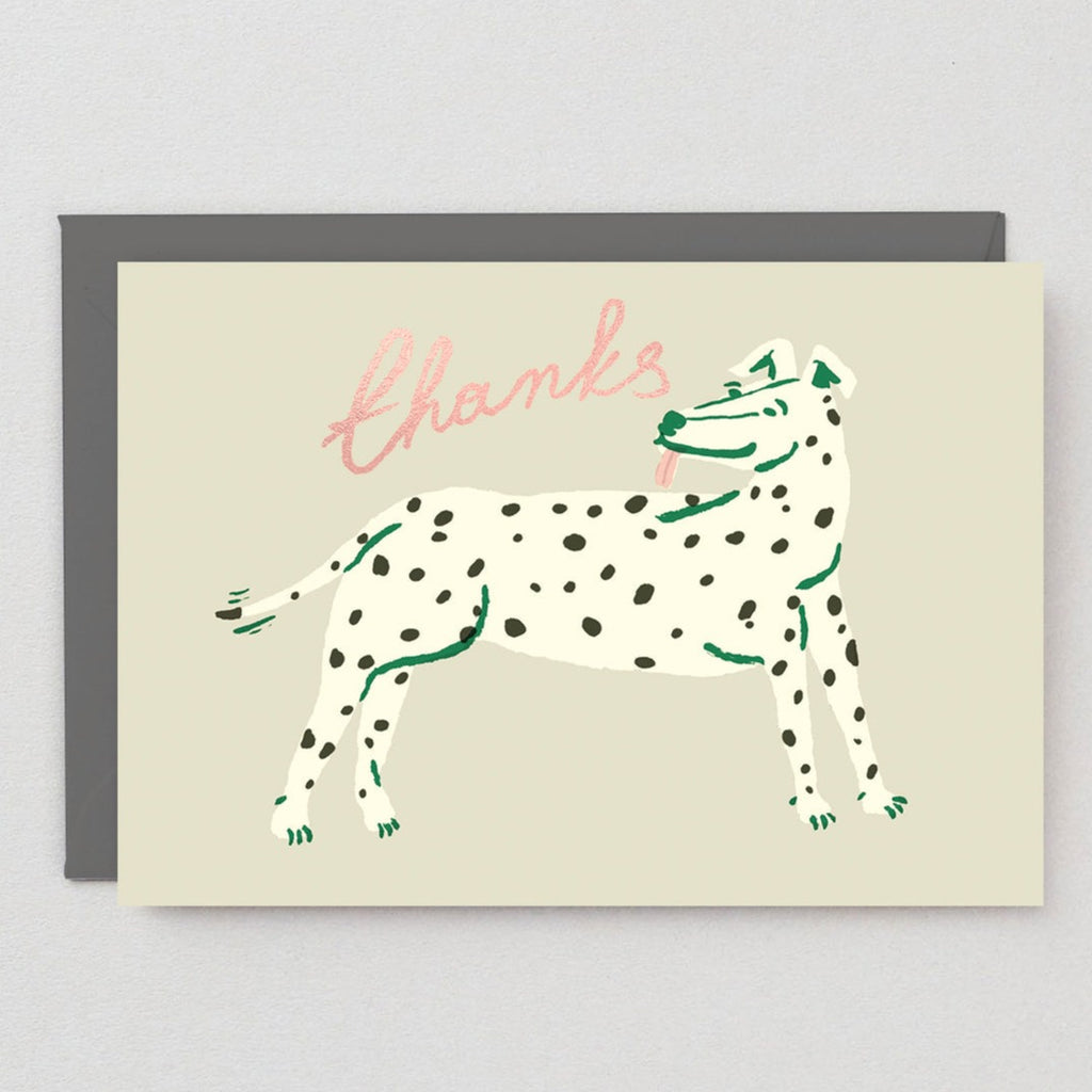 Spotty Dog Thank You Card