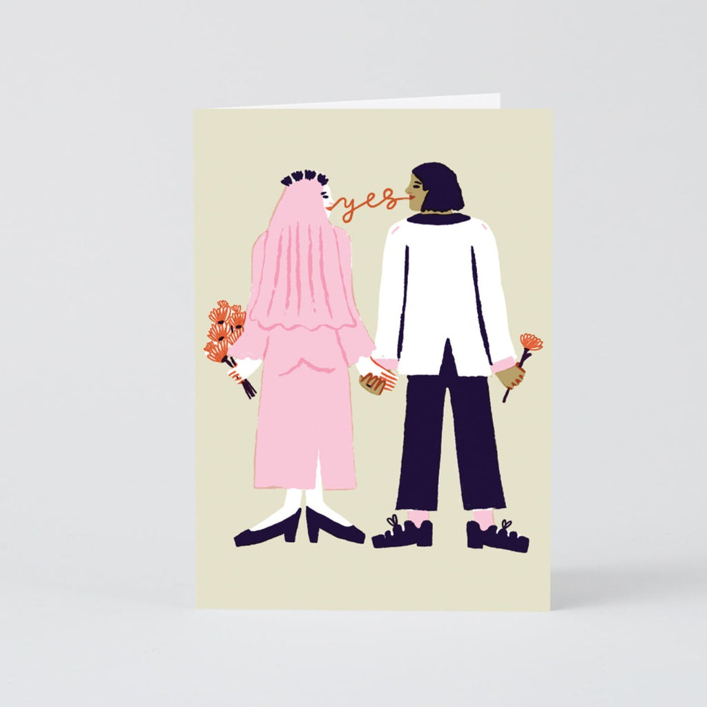 Say Yes! Wedding Greetings Card