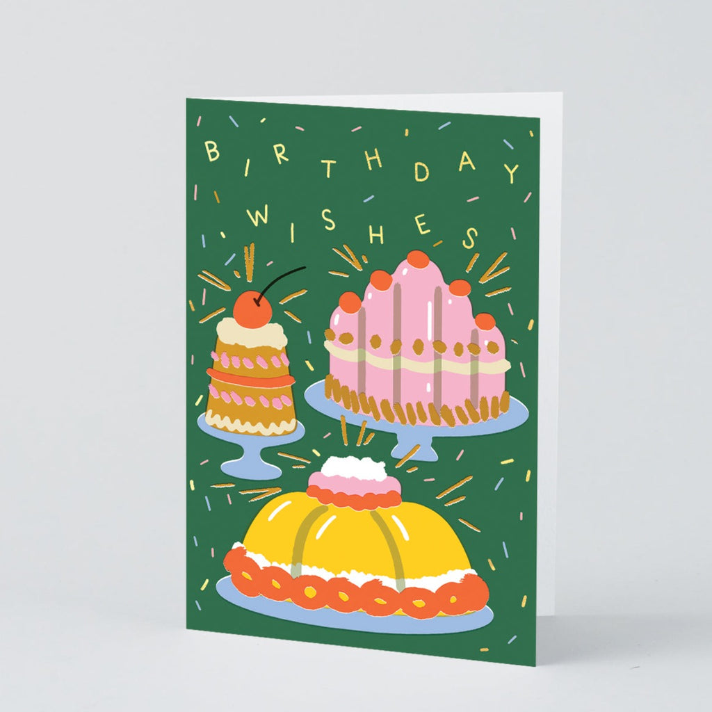 Birthday Wishes Cakes Card 1