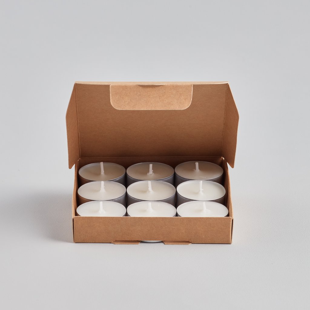 Tranquillity Tealights St Eval open, pack of 9