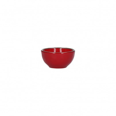 Brightly Coloured Ceramic Tiny Bowls Red