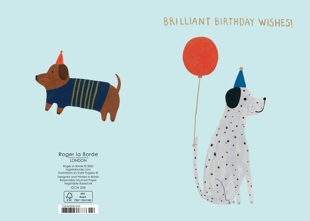 Brilliant Birthday Dalmatian Greetings Card