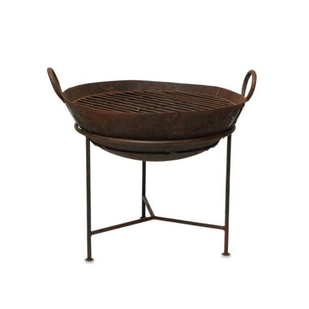 Iron Kadai With Grill And Stand