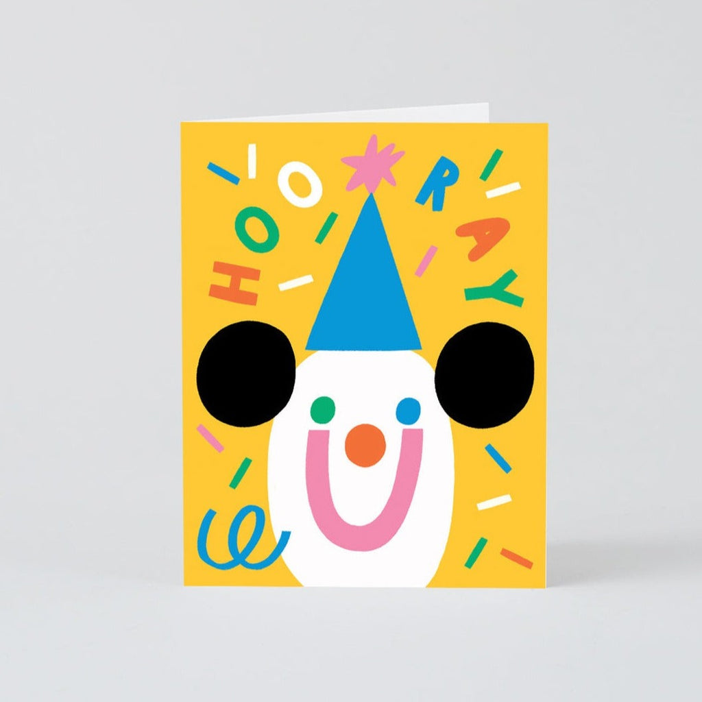 Hooray Confetti Greetings Card
