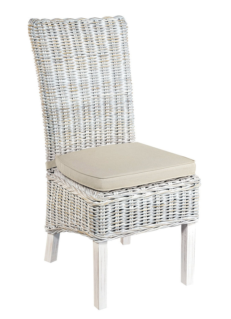Rowico Maya White Wash High Back Dining Chair
