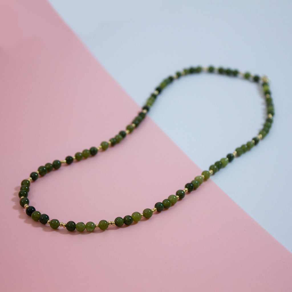 Green Solid Colour Choker