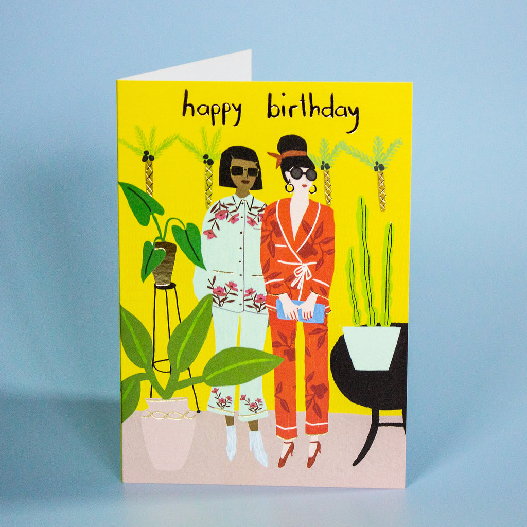 Birthday Babes Greetings Card