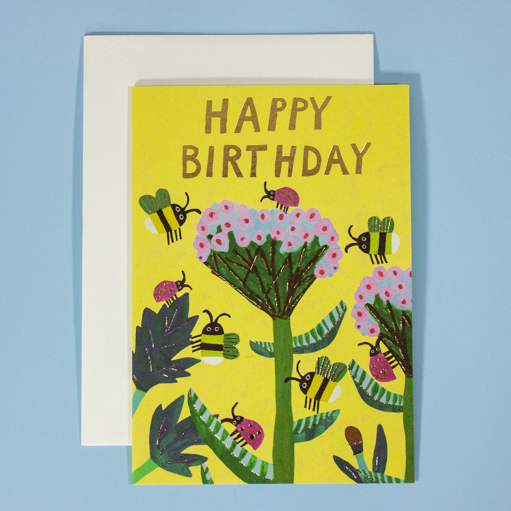 Buzzy Bee Birthday Card