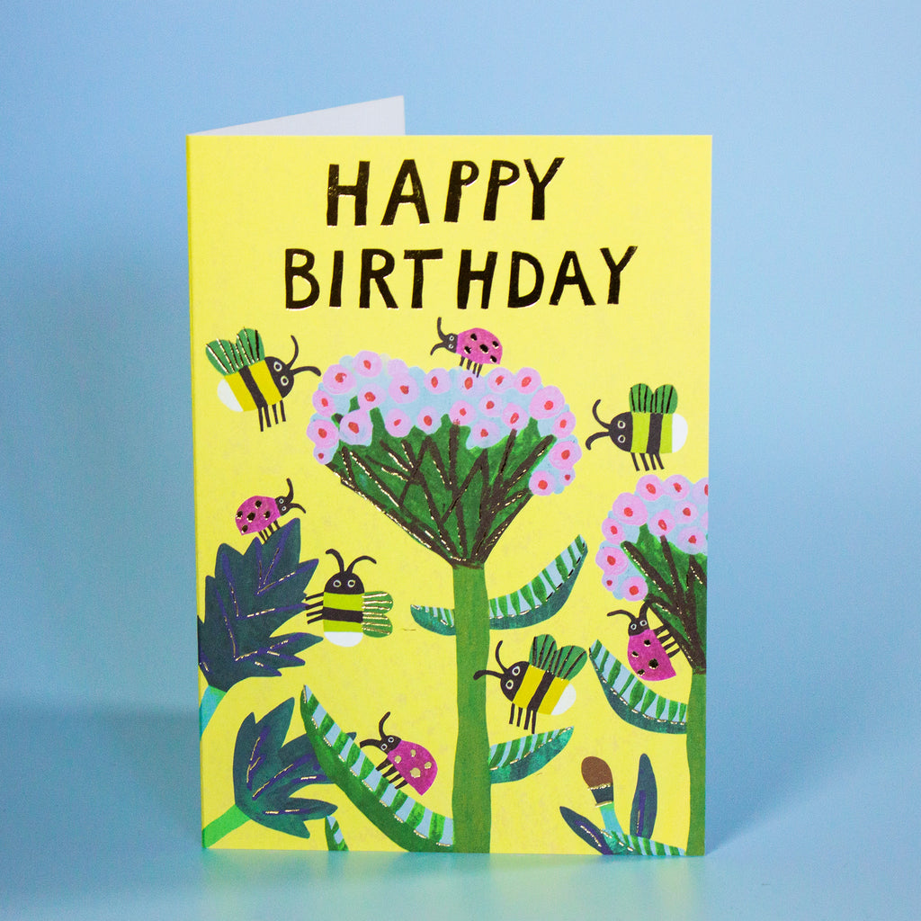Buzzy Bee Birthday Card