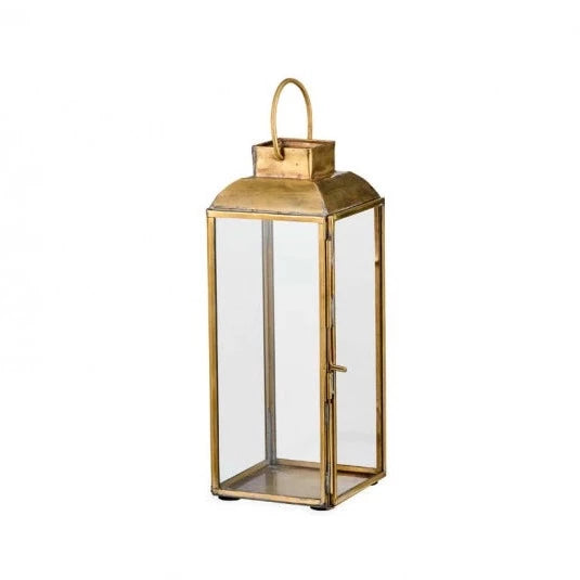 Tall Maro Brass Lantern