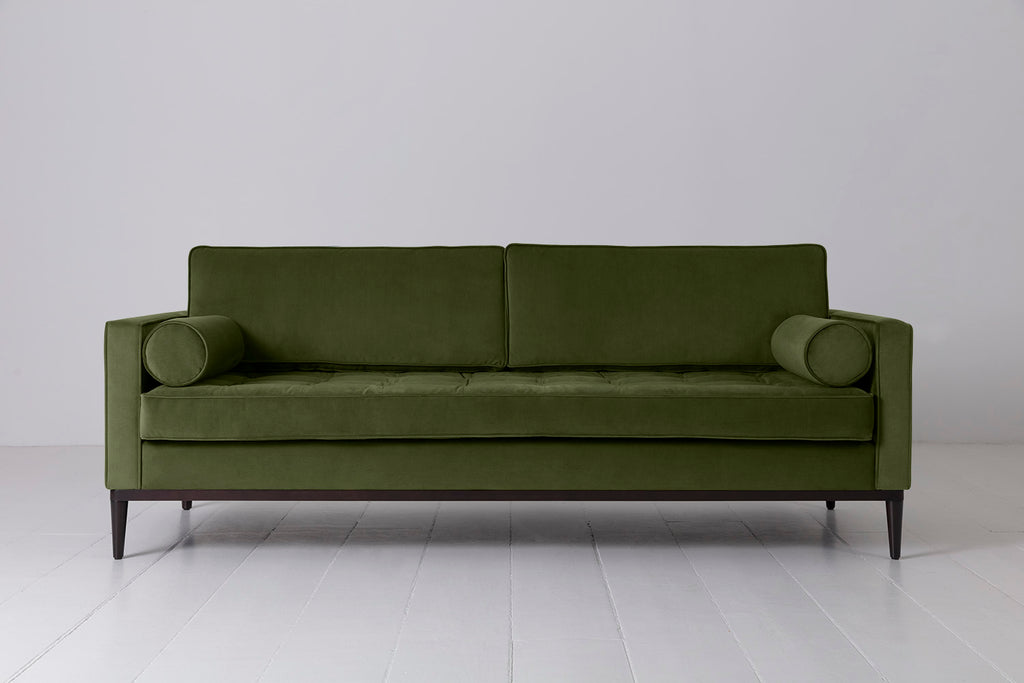 Swyft Model 02 3 Seater Sofa - Vine Velvet