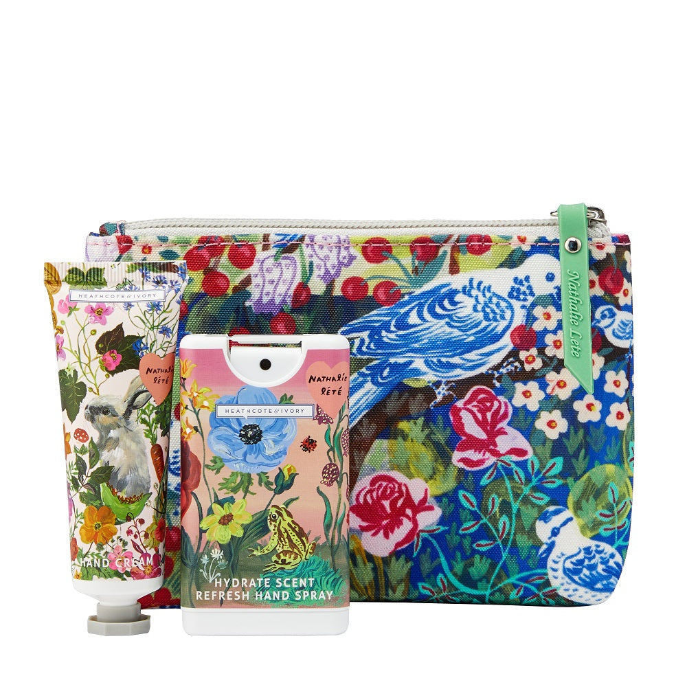 Myrtle Woods Cosmetic Pouch -  Hand Cream, Hydrate Scent Refresh Hand Spray