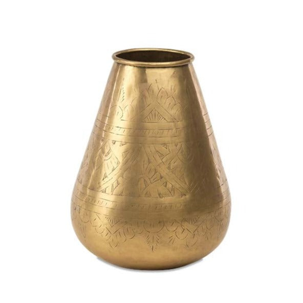 Antique Nami Brass Pot Small