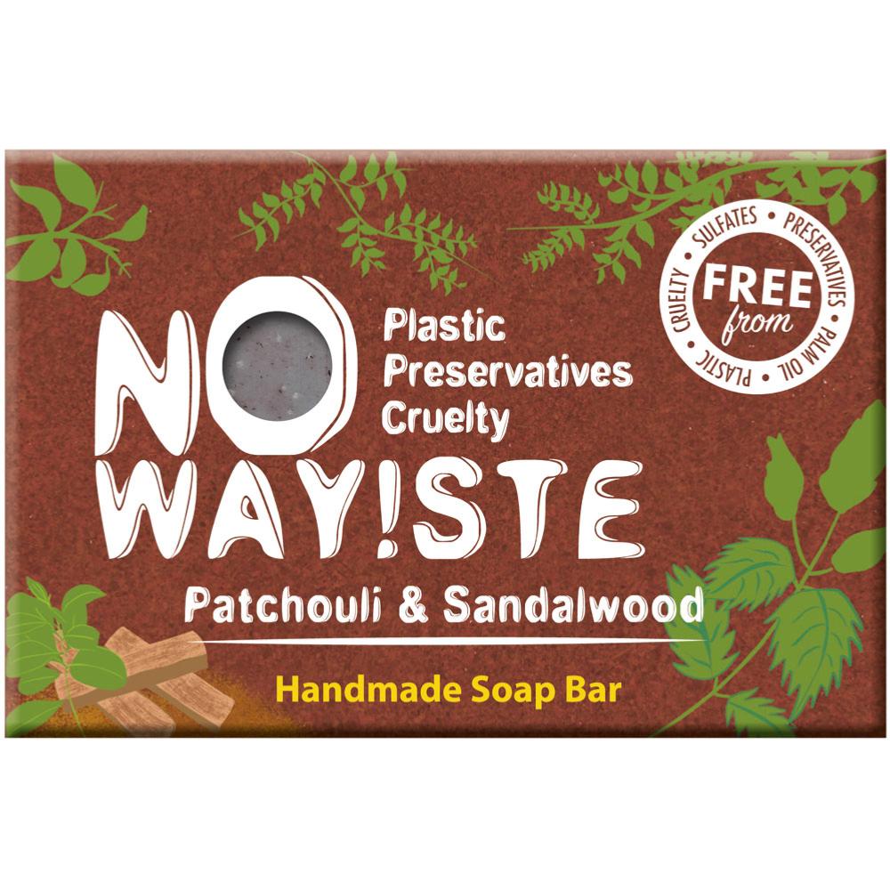 NO WAY!STE Solid Soap Bar- Patchouli & Sandalwood