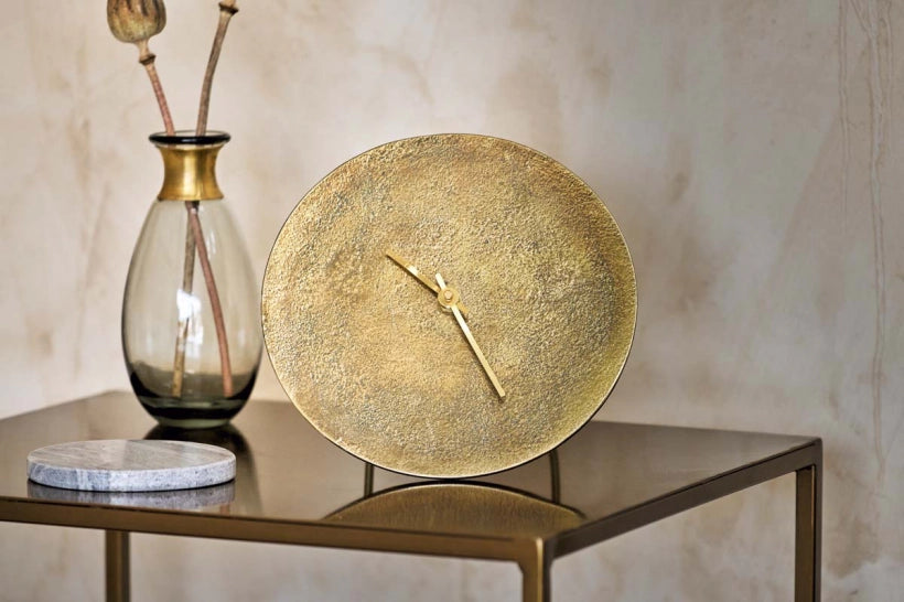 Okota Antique Brass Standing Clock