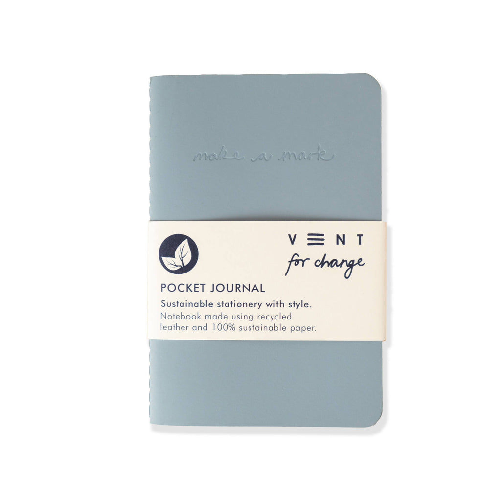 'Make a Mark' Pocket Journal Blue