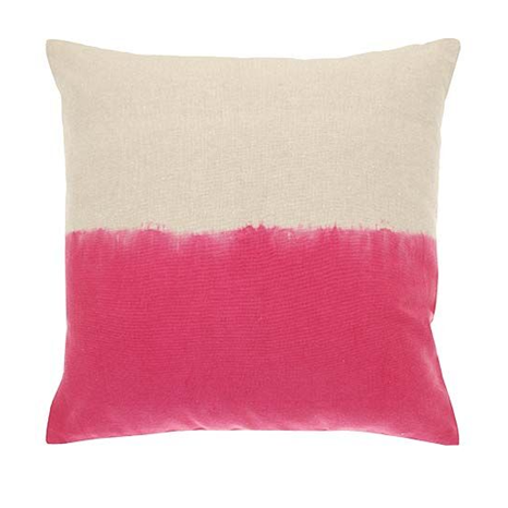Pink Colourful Two Tone Linen Cushion
