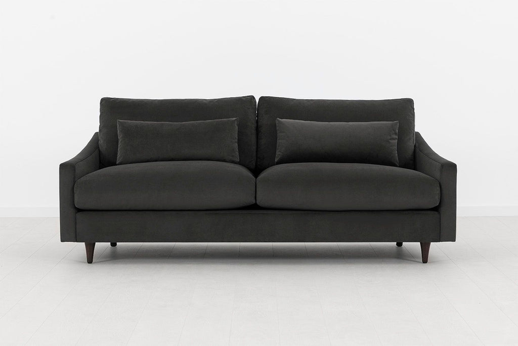 Charcoal Swyft Model 07 3 Seater Sofa