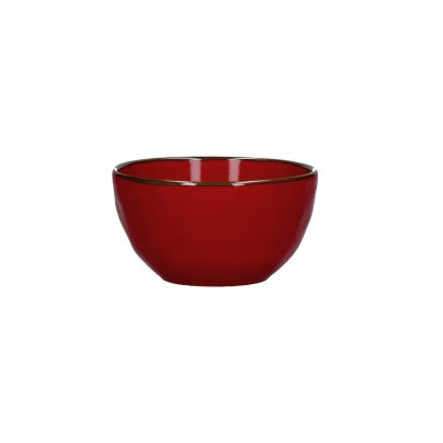 Brightly Coloured Ceramic Small Bowls Red