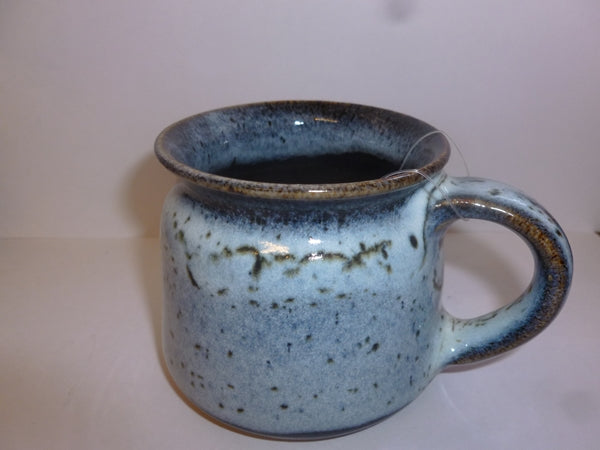 Hand Thrown Ceramic Espresso Mug Blue