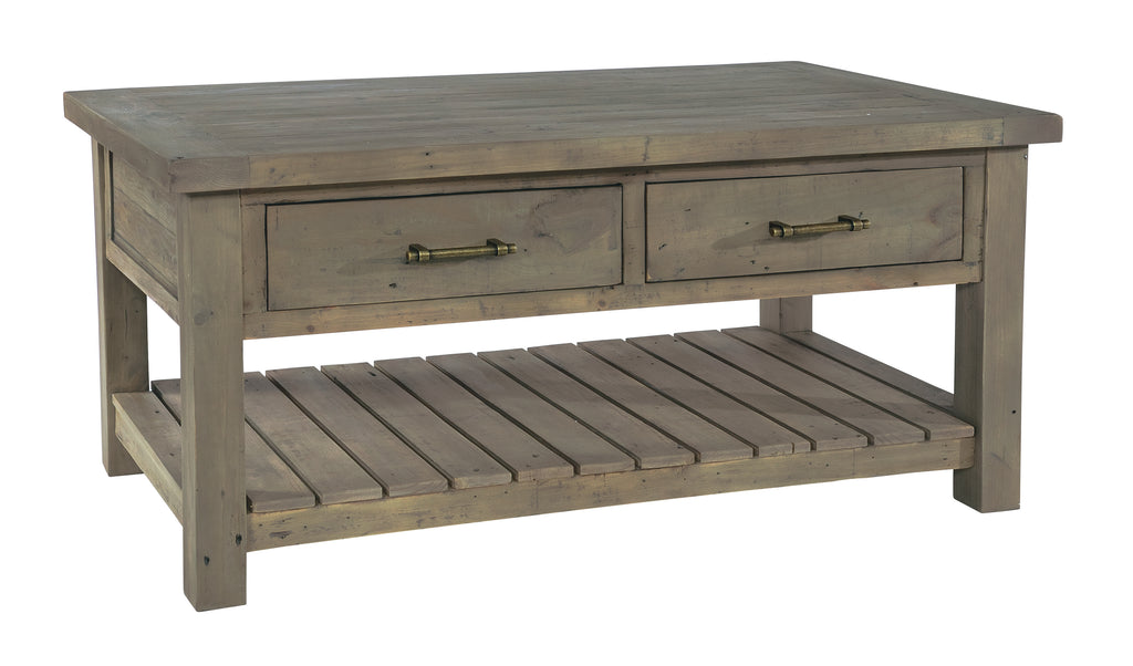Country Chic Coffee Table with Drawers, Rowico Saltash Coffee Table with Drawers