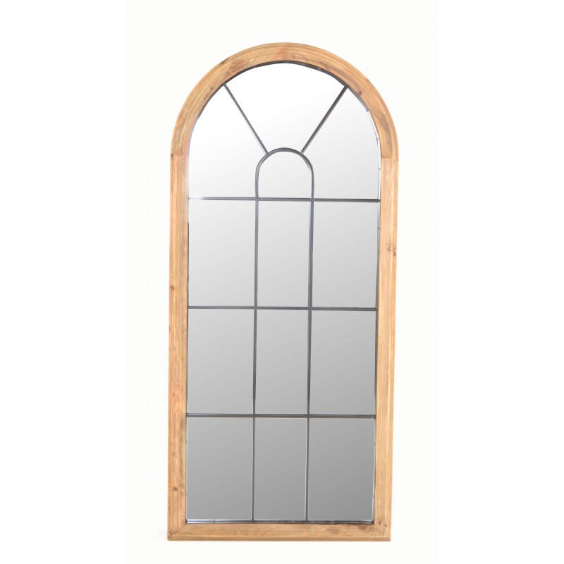 Scilly Isles Arched Metal Frame Mirror