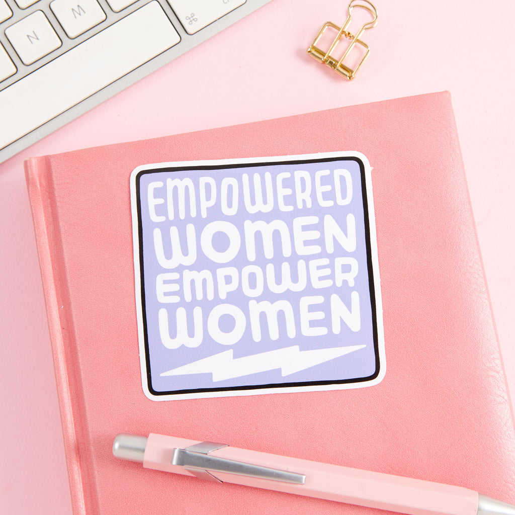 Empowered Women Empower Women Vinyl Sticker Purple