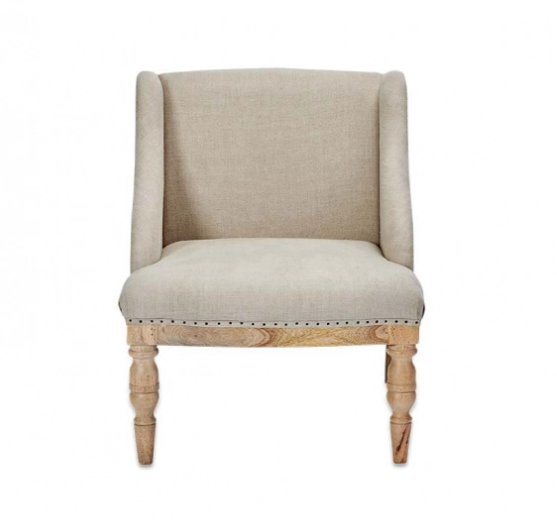 Elbu Linen Chair Cream