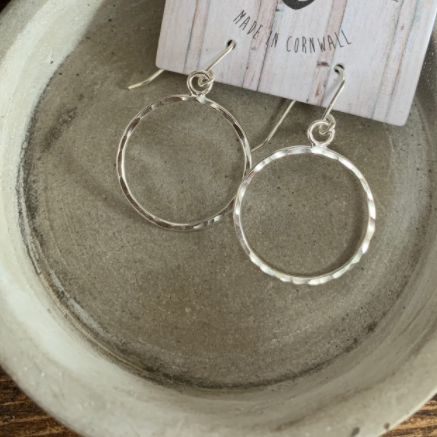 Wire Shapes On Earrings Hooks Circle