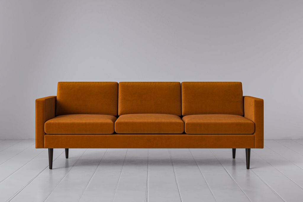 Swyft Model 01 3 Seater Sofa - Bronze Eco Velvet