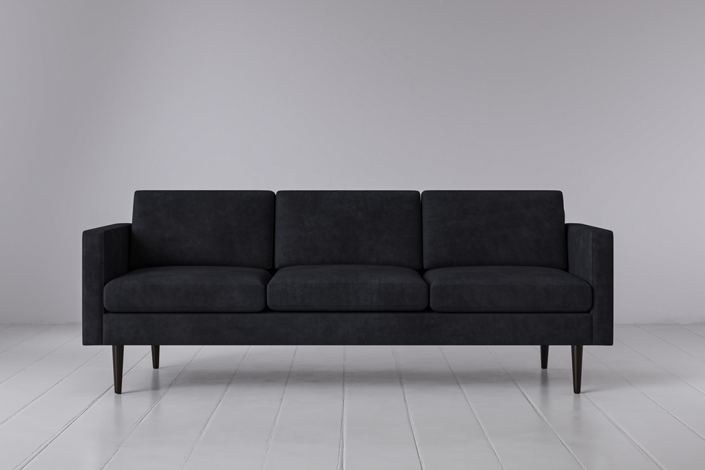 Swyft Model 01 3 Seater Sofa - Ink Suede