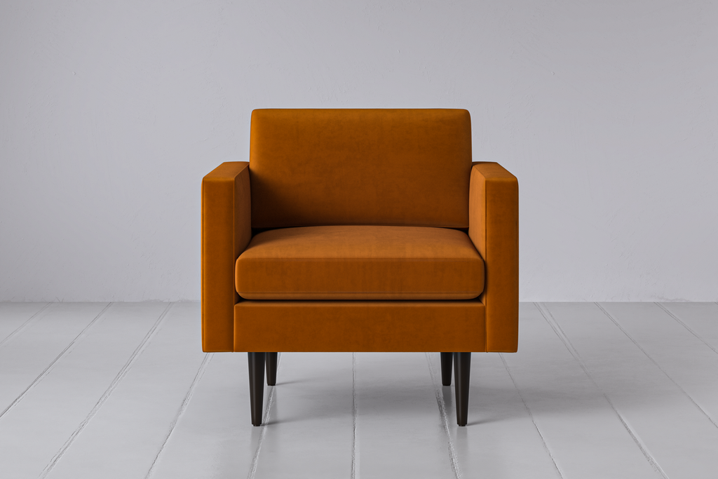 Swyft Model 01 Armchair - Bronze Eco Velvet