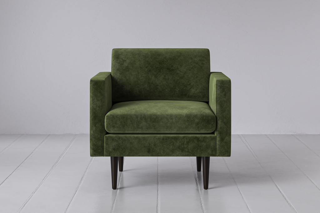 Swyft Model 01 Armchair - Conifer Mottled Velvet